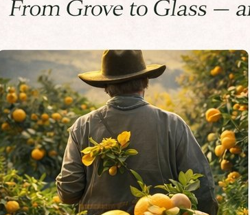 Farmer selecting the finest mandarin fruit by hand